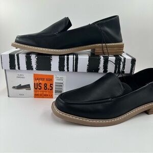 Women’s DV Black Leather Loafers